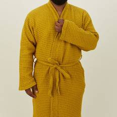 Yellow Robes Hawkins New York Simple Bathrobe - Mustard