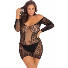 Kläder René Rofé Long Sleeve Mini Dress - 3xl/4xl