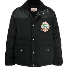 Gucci Jackets Gucci Detachable Sleeve Padded Jacket - Black