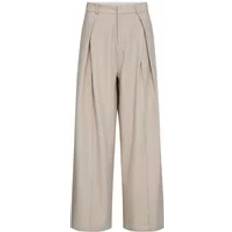 Co'Couture Pants & Shorts Co'Couture Wide Trousers Pleat Long Pant - Beige/Bone