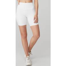 Alo High-Waist Biker Short - White