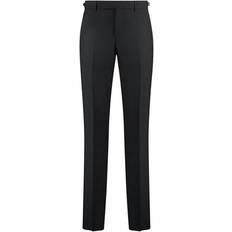 Versace Pants Versace Black Wool Trousers for Men - Black