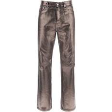 Ferragamo Jeans Ferragamo Men's Metallic Denim Jeans - Regular Fit