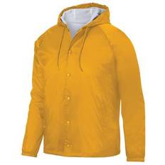 Gold - Unisex Jackets Augusta Sportswear Hooded Coachs Jacket - Gold