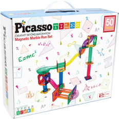 PicassoTiles Marble Run Building Blocks Set 50pcs