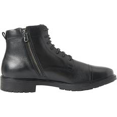 Men - Synthetic Ankle Boots Geox Kapsian - Black