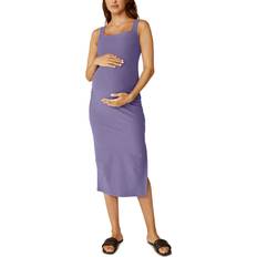 Blue - Yoga Dresses Beyond Yoga Icon Spacedye Maternity Dress - Indigo Heather