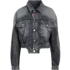 DSquared2 Outerwear DSquared2 Jean Denim Jacket - Black Rose Wash