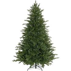 Homcom Realistic Hinged Artificial Green Christmas Tree 180cm