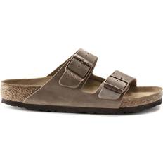 Nubuck Sandaler Birkenstock Arizona Natural Leather Oiled - Tabacco Brown