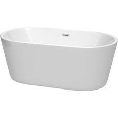 Freestanding Bathtubs Wyndham Collection Carissa (WCOBT101260) 152.4x81.3