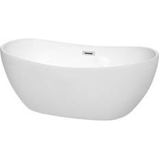 Freestanding Bathtubs Wyndham Collection Rebecca (WCOBT101460) 152.4x81.3