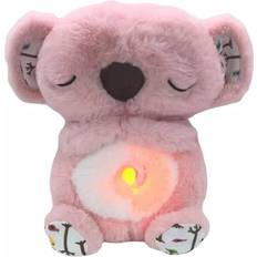YETP Star (Pink koala) Cute Koala Breathing Musical Soothing Doll Sleep Toy Anxiety Relief Plush Toys