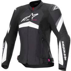 Women Motorcycle Jackets Alpinestars Stella T-GP Plus R V4 Jacket - Black/White Woman