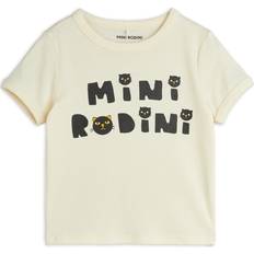 80/86 Overdele Mini Rodini Cats T-Shirt - Offwhite