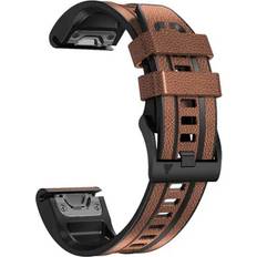 Garmin fenix 7 pro INF Klockarmband i Äkta Läder Garmin Fenix 7 Pro/7X