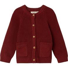 Rød Trøjer Børnetøj Name It NMFEmlen Lis Cardigan - Rød
