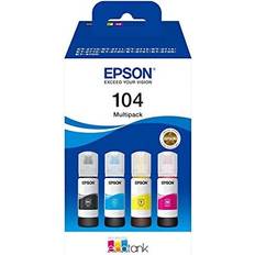 Epson EcoTank 104 Genuine Multipack Ink Bottles