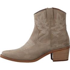 Johnny Bulls Mid Western Boot Ankel Støvler - Brun