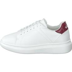 NA-KD Curvy Platform Trainers - White