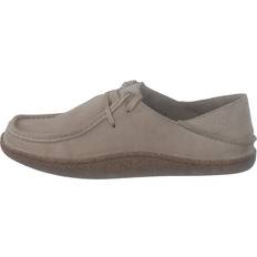 Beige - Herren Segelschuhe Clarks Lave Sko Pen Sko - Brun