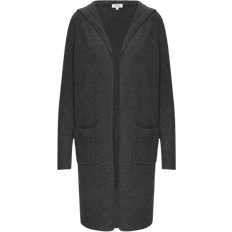 s.Oliver Long Cardigan with Hood - Dark Gray