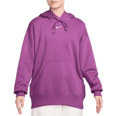 Viola Maglioni Nike Felpa Pullover Oversize Sportswear Phoenix Fleece – Donna - Viola