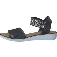 Rieker Sandals Rieker Granit Female Sandalias Pantuflas - Gris/Negro