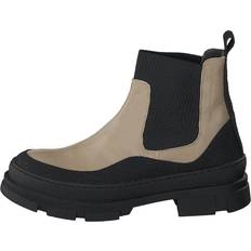 Angulus Boot With Elastic - Black/Beige/Black