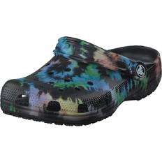 Crocs Träskor Crocs Classic Tie Dye Graphic Clog - Black/Black