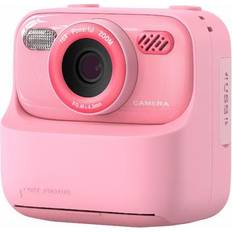 P79 Digitalkamera för barn med direktutskrift dubbel lins, 1080P, 32GB Rosa