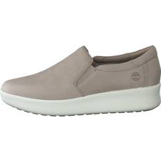 Timberland Femme Chaussures basses Timberland Slip On Long Sleeve - Beige Nubuck