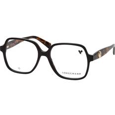 Glasses Longchamp LO 2757 001, including lenses, SQUARE Glasses, FEMALE Black