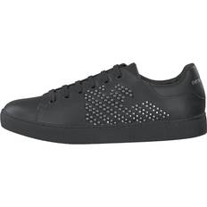 Emporio Armani Dam Skor Emporio Armani Lace Up Sneaker B168 - Black/Silver