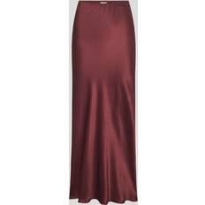Twist & Tango Kjolar Twist & Tango Tyne Satin Maxi Skirt Cranberry Juice