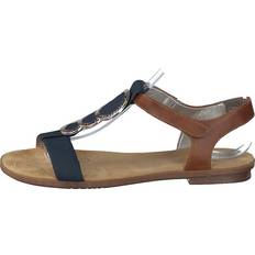 Rieker Pazifik Amaretto Female Sandalen - Braun/Blau