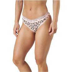 Barato Calvin Klein Bragas Calvin Klein Thong Stephen Leopard Print - Hvit