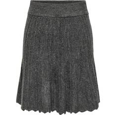 Plissering Skjørt Only Jdy Letty Skirt - Grey/Dark Grey Melange