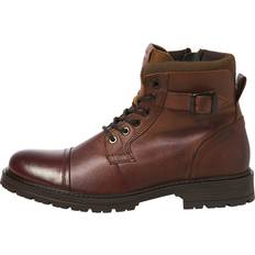 Jack & Jones Botas de Encaje Jack & Jones Schnürboots JFWDEXTER Dunkelbraun