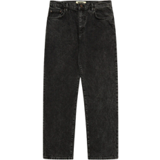 Bomull - Natur Bukser & Shorts Woodbird Leroy Thun Black Jeans - Grey