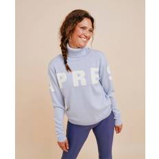 Transparent Tröjor Cartel Copenhagen Alpine Turtleneck Knit Sweater - Lyseblå