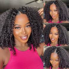 Women Wigs Klaiyi V Part Wig Kinky Curly Meets Real Scalp Beginner Friendly Afro Kinky Upgraded U Part Wigs