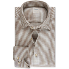 Stenströms Fitted Body RC Cuff Long Sleeve Shirt - Beige