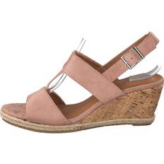 Syntet Pumps Duffy Light Pink Female Klackskor Klackar - Rosa/Brun