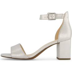 Clarks Pumps Clarks Deva Mae Dam Pump Ankelrem - Silver Metallic