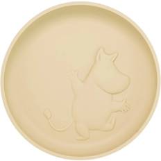 Rätt Start Mumi Silikone Tallerken Med Sugekop Latte Beige