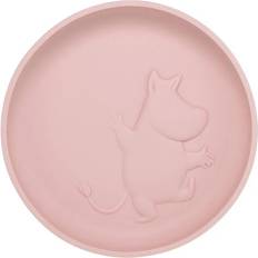 Muumi Silikone Plate Rosehip Pink