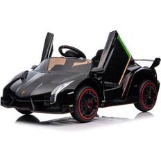Lamborghini BergHOFF Toys Kinder Elektro Auto Veneno 12V 4x4 Schwarz 111 x 61 x 45 cm