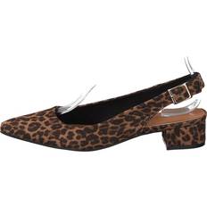 Duffy Läder Pumps Duffy Klackskor Klackar - Brown/Multi