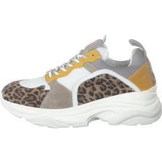 Pavement Sneakers Pavement Mynthe Leopard Suede Female Sneakers - Brun